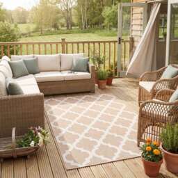 Ecology Outdoor Rug Beige - 400b - thumbnail 2