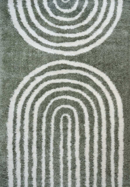 Moodi Shaggy Green Reverie Rug - image 1