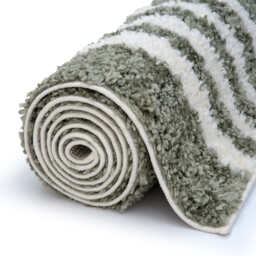 Moodi Shaggy Green Reverie Rug - thumbnail 6
