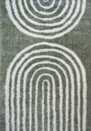 Moodi Shaggy Green Reverie Rug - thumbnail 1