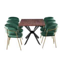 Atarah Duke Dining Set - Green / Set of 6
