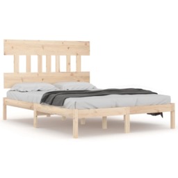 Bed Frame without Mattress 180x200 cm Super King Solid Wood - thumbnail 2