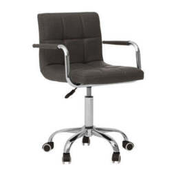 Finn Grey Home Office Chair With Swivel Base - thumbnail 4