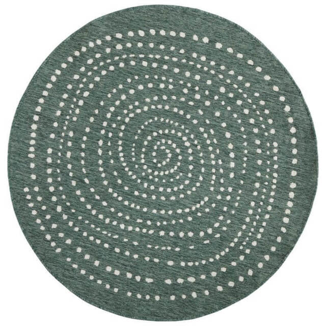 Indoor Outdoor Bali Reversible Round Rug - image 1