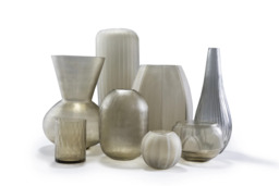 SULPHUR CANDLEHOLDER - H9 D11 cm - SMOKE - thumbnail 6