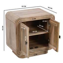 Preston Mango Wood Mini Sideboard - thumbnail 6