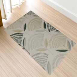 OLIVIA ROCCO Printed Rug Linnea Design Non Slip Soft Durable Floor Rug For Living Room - thumbnail 2
