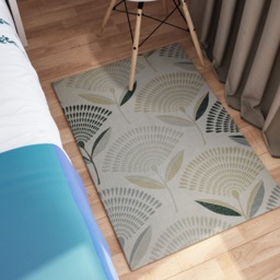 OLIVIA ROCCO Printed Rug Linnea Design Non Slip Soft Durable Floor Rug For Living Room - thumbnail 5