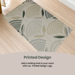 OLIVIA ROCCO Printed Rug Linnea Design Non Slip Soft Durable Floor Rug For Living Room - thumbnail 6
