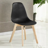 Rico Halo Dining Set with Black Table and 4 Black Chairs - thumbnail 4