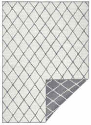 Reversible Indoor-Outdoor Geometric Flatweave Rug - 80X150 cm