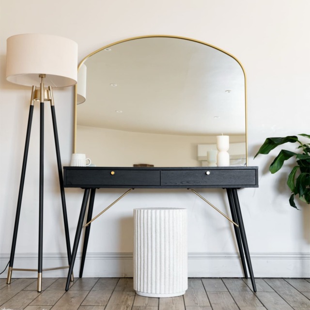 Yoko - Gold Metal Gentle Arch Mirror - 95cm x 120cm - image 1