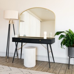 Yoko - Gold Metal Gentle Arch Mirror - 95cm x 120cm - thumbnail 3