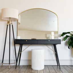 Yoko - Gold Metal Gentle Arch Mirror - 95cm x 120cm - thumbnail 1