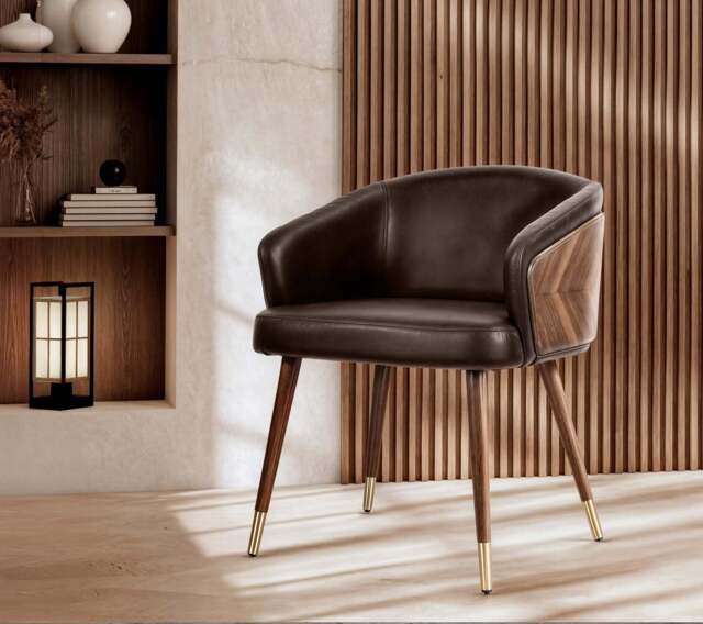 Toshiro Chair - Coffee / Singular