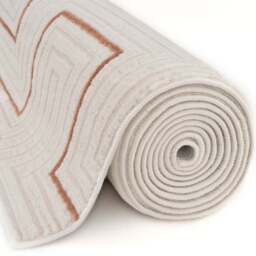 Carmel Cream-Terra Geometric Rug - 6040 - thumbnail 5