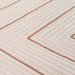 Carmel Cream-Terra Geometric Rug - 6040 - thumbnail 2