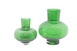 Vase MODEST - GREEN BUBBLES Colour by DutZ - thumbnail 1
