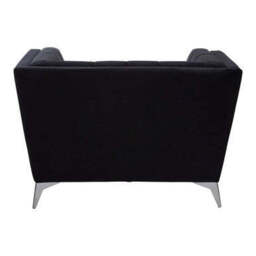 Hansa Black Velvet Chair - thumbnail 4