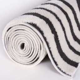 Loft Geometric Dark Grey Rug - thumbnail 6