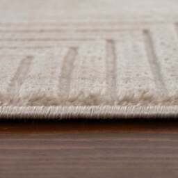 Carmel Beige-Cream Geometric Rug - 6050 - thumbnail 4