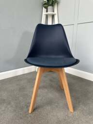 Jamie Lorenzo Dining Chair - Royal Blue - thumbnail 2