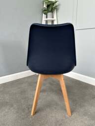 Jamie Lorenzo Dining Chair - Royal Blue - thumbnail 3