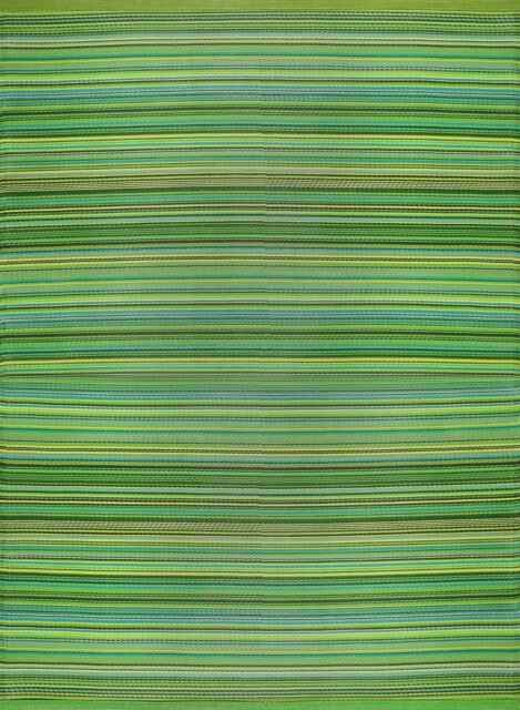 Rainbow Outdoor Rug Green - 1020 - image 1