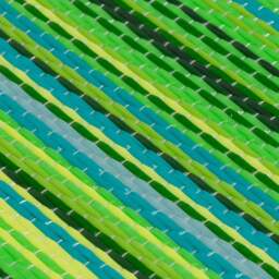 Rainbow Outdoor Rug Green - 1020 - thumbnail 2