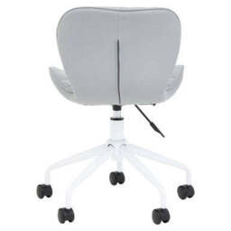 Grey and White Home Office Chair - Brent - thumbnail 5
