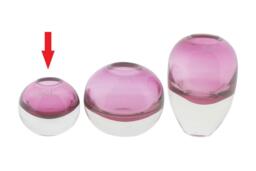 Ball VASE HOOLA - FUCHSIA Colour by DutZ - H11 x D12 cm