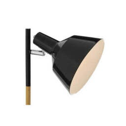 Black Metal and Wood Floor Lamp - Bryant - thumbnail 6