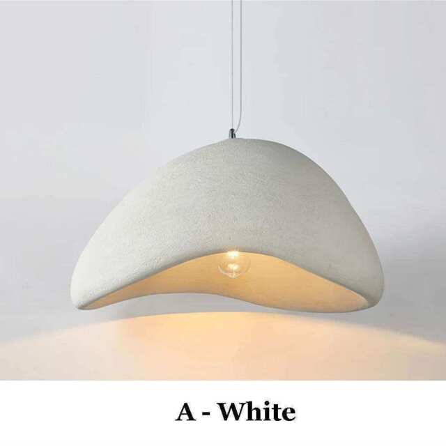 Wabi Sabi Pendant Light - A - White / D60 x H150cm / Warm White