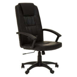 Black Home Office Chair - Brent - thumbnail 3