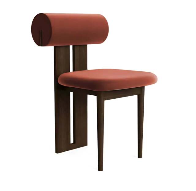 Izumi Chair - Terracotta / Walnut / Singular