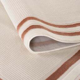 Carmel Cream-Terra Bordered Rug - 6060 - thumbnail 4