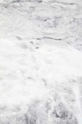 Grey Marble Top Coffee Table with Pedestal Base and Silver Metal Trim, Saronno - thumbnail 4