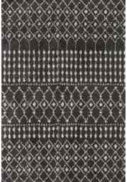 Moroccan Dark Grey Shaggy Rug - 1040 - thumbnail 1