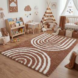 Moodi Shaggy Terra Tawny Rug - thumbnail 2