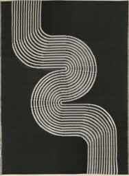 Urban Outdoor Rug Black & Beige - 1010