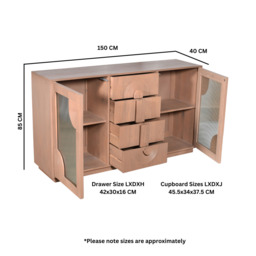 Jodhpur Solid Wooden Extra Large Sideboard - thumbnail 6