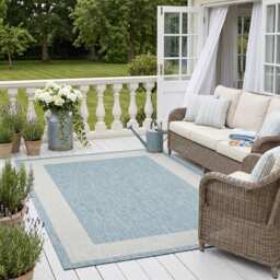 Ecology Outdoor Rug Aqua - 200AQ - thumbnail 2