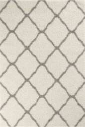 Moroccan Ivory Shaggy Rug - 700 - 60X110 cm