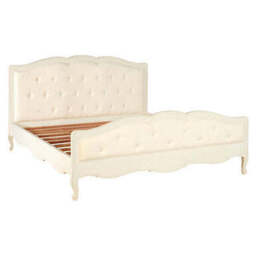 White Super Kingsize Bed - Loire - thumbnail 2