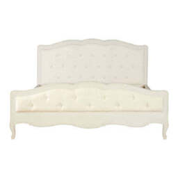 White Super Kingsize Bed - Loire - thumbnail 1