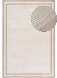 Carmel Cream-Beige Bordered Rug - 6060 - 200X290 cm