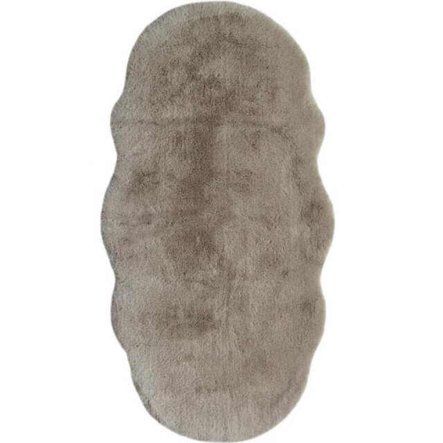 Luxury Natural Faux Fur Rug - 70X140 cm