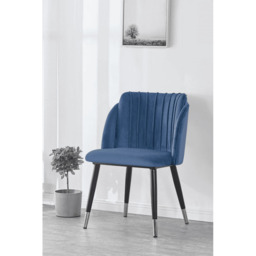 Milano velvet dining chair - thumbnail 5