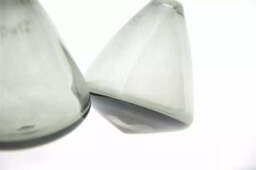 TUMBLING VASE - H12 D10 cm - SMOKE Glass - thumbnail 3