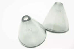 TUMBLING VASE - H12 D10 cm - SMOKE Glass - thumbnail 2